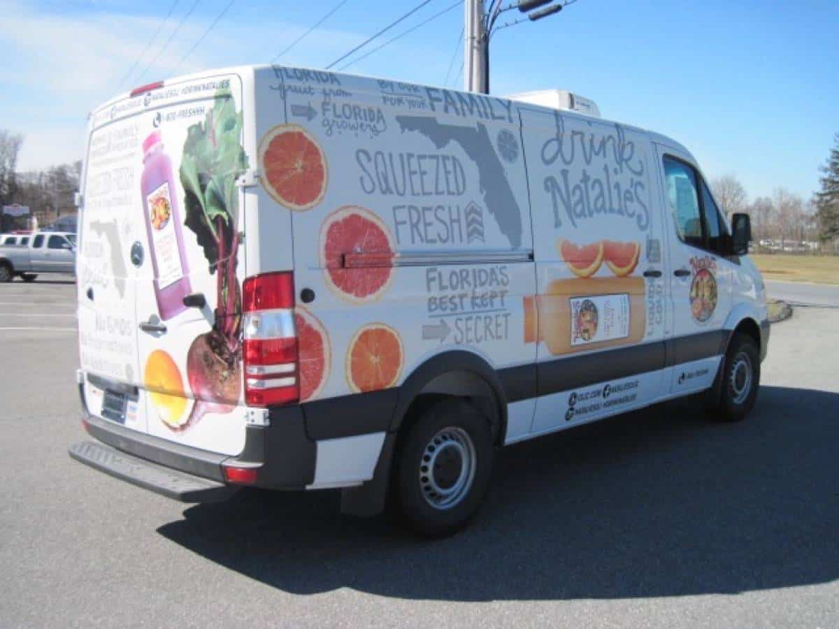 refrigerated juice van