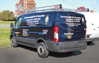 Commonwealth Fire Protection Van
