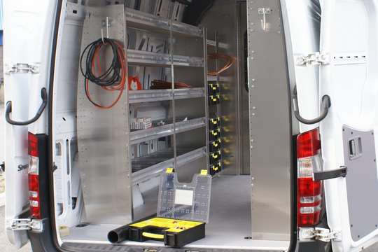 5 Space Saving Cargo Van Shelving Ideas, Used Cargo Van Shelving