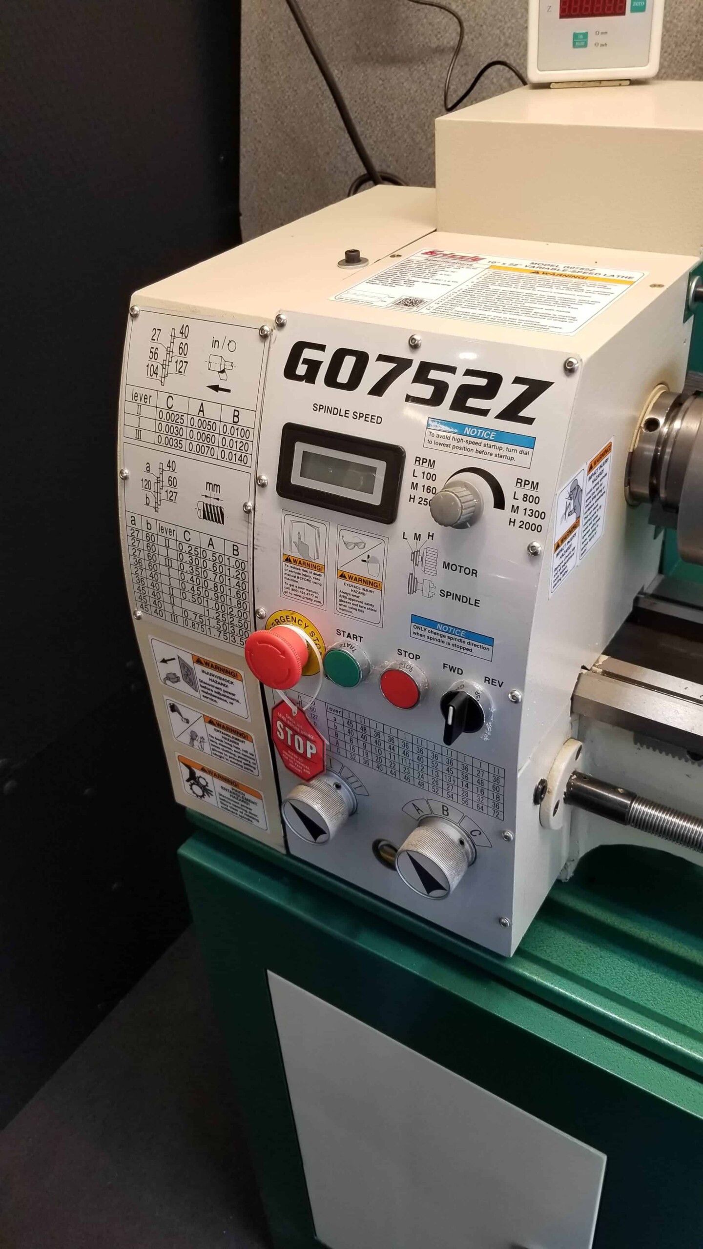 G0752Z Lathe