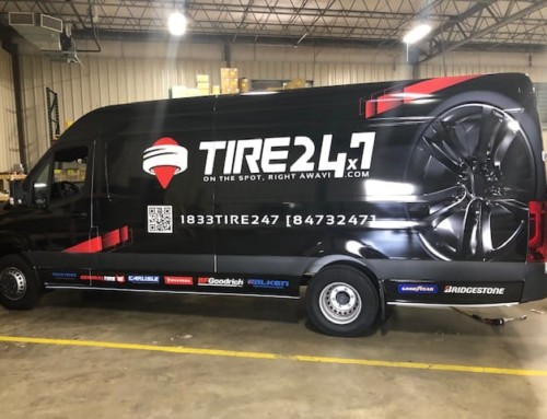 Mobile Tire Changing Service Van – Custom Van Upfit