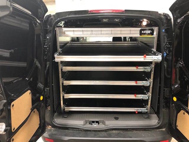 ranger shelving drawers for vans