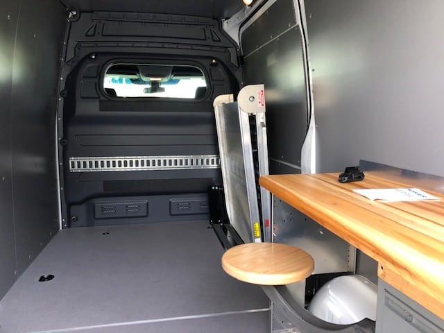custom fabrication for van interior