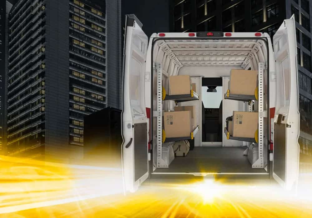 storage ideas for commercial vans